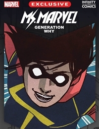 Ms. Marvel: Generation Why Infinity Comic cover