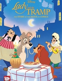 Disney Lady and the Tramp: The Story of the Movie in Comics cover