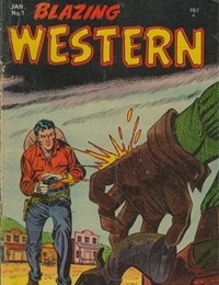 Blazing Western (1954) cover