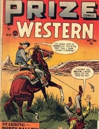 Prize Comics Western cover