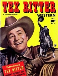 Tex Ritter Western cover