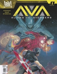 Aliens vs. Avengers cover