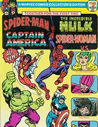 Spider-Man, The Incredible Hulk, Captain America, and Spider-Woman