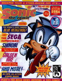 Exit: Sonic  Sonic the Comic Online!